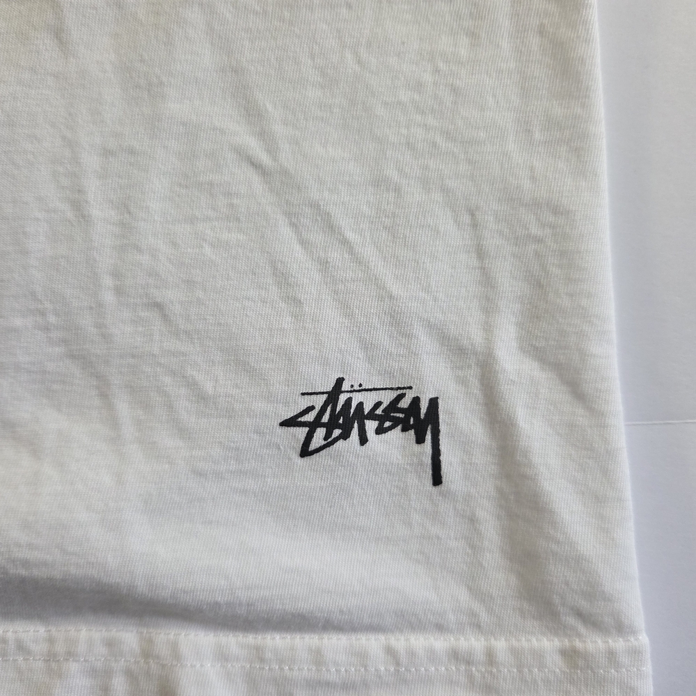 Stussy Classic White Short Sleeve Tee - Picture 2 of 3